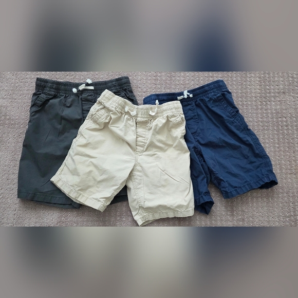 Pack Of 3 Gap Kids Boys XXL Drawstring Shorts Gray, Blue, Khaki - Picture 1 of 6